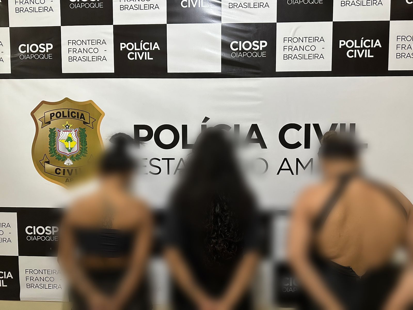 EM OIAPOQUE, POLÍCIA CIVIL PRENDE TRÊS MULHERES EM FLAGRANTE PELA PRÁTICA DO CRIME DE TENTATIVA DE HOMICÍDIO